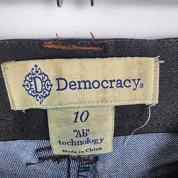 Democracy "Ab"technology Medium Wash Skinny Jeans SIZE 10 - Picture 6 of 7